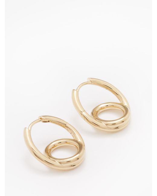 Otiumberg Natural Spiralis 14kt Gold-vermeil Hoop Earrings