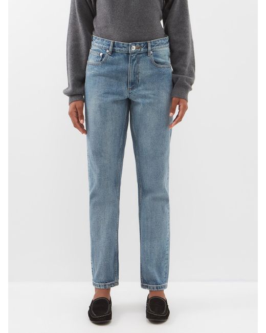 A.P.C. Denim X Jane Birkin Boyfriend Jeans in Blue Lyst