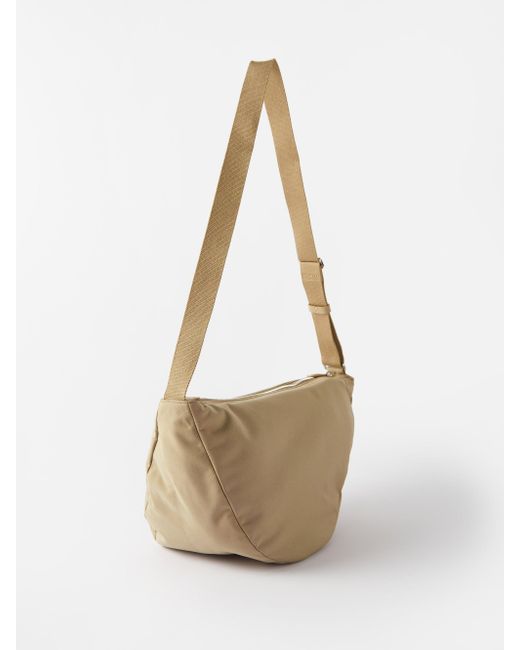 The Row Slouchy Banana Two Nylon Cross-body Bag in Natural for Men | Lyst