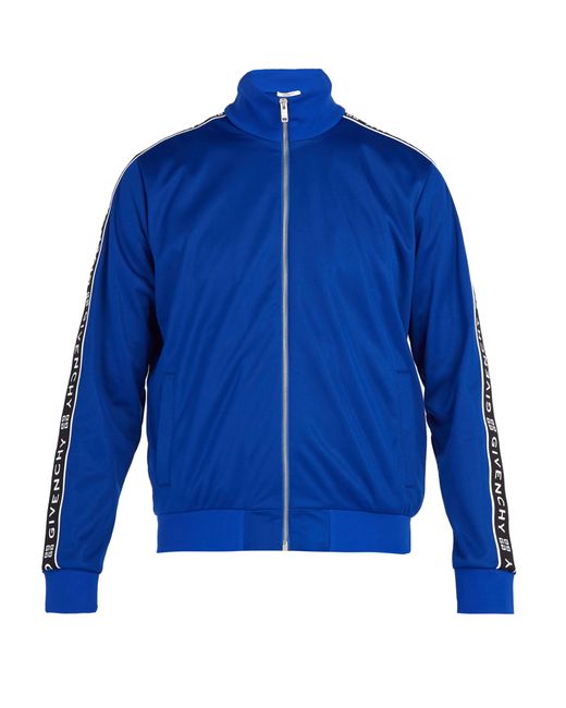 Veste de jogging en jersey à bandes logo Givenchy pour homme en coloris  Bleu | Lyst