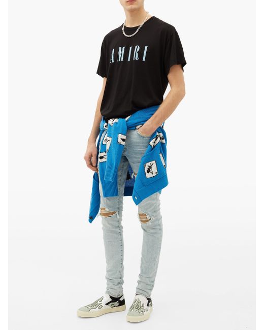 amiri flame slip on