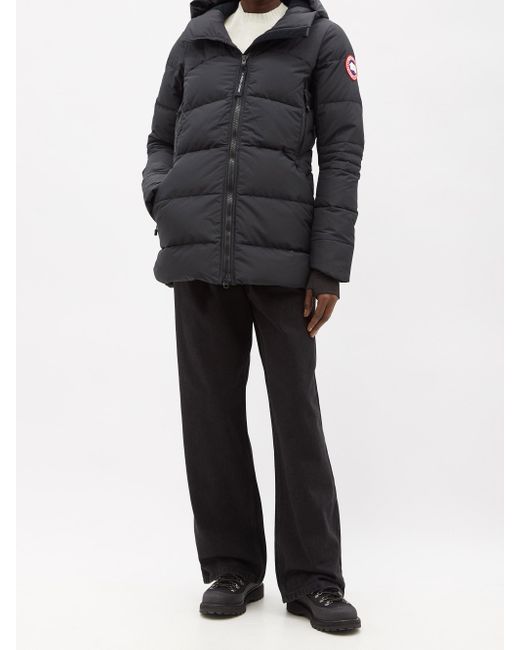 hybridge hooded down coat