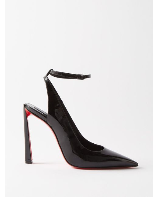 Christian Louboutin コンドラ パテントレザー スリングバックパンプス