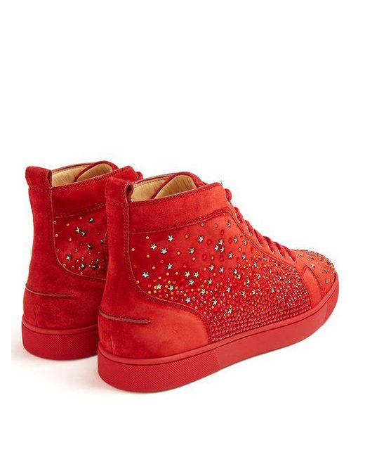 Red louboutin deals trainers