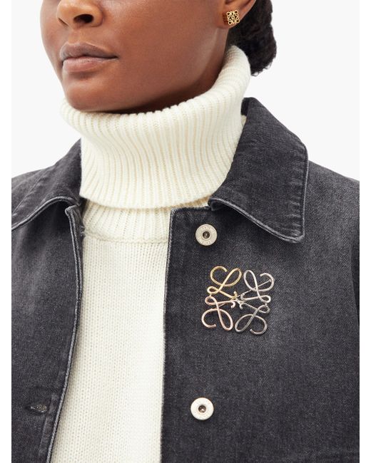 loewe anagram brooch