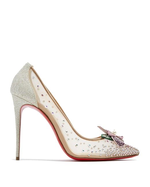 Louboutin flower shop shoes