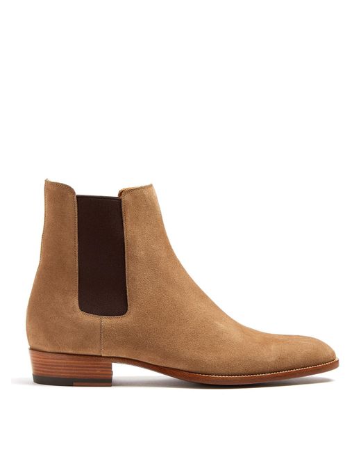 saint laurent wyatt suede