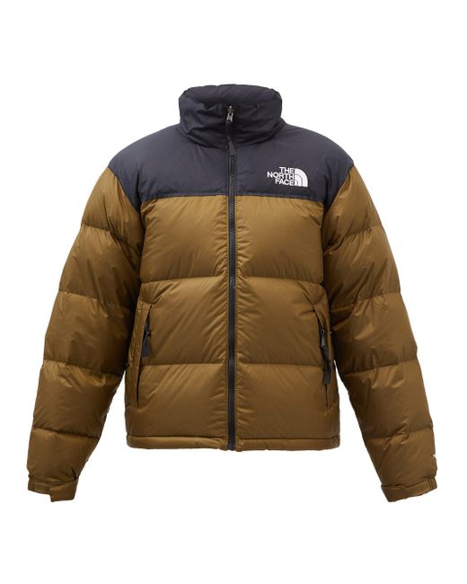 The North Face 1996 Nuptse Quilted Down Coat in Green for Men | Lyst UK