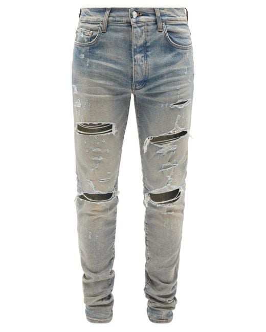 gray amiri jeans