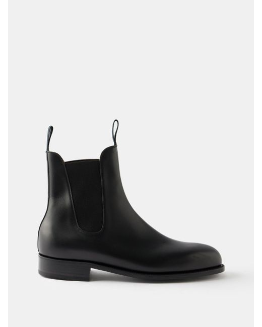 J.M. Weston Leather Chelsea Boots in Black for Men | Lyst Canada