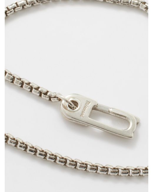Miansai Natural Annex Venetian Sterling-silver Bracelet for men