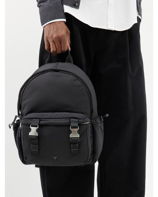 Sac dos en toile logo de Caur Ami Paris pour homme en coloris