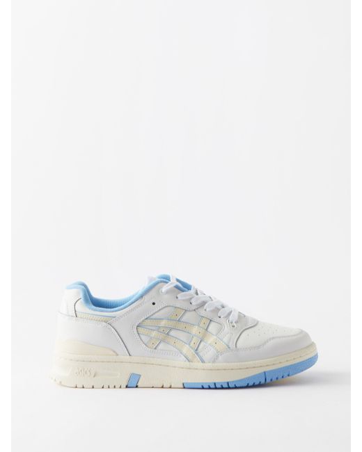 Asics Ex89 Faux leather Trainers in White for Men Lyst Canada