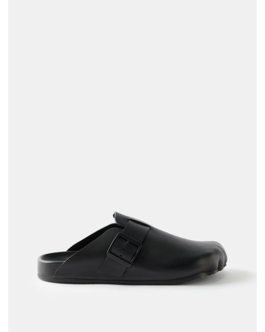 Balenciaga Sunday Leather Mules in Black for Men Lyst UK