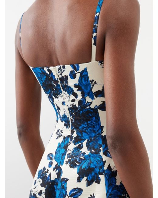 Oceana metallic embroidered outlet gown