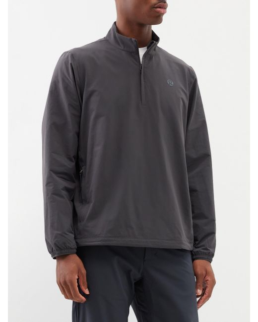 lululemon athletica Golf Halfzip Recycledfibre Blend Jacket in Gray for Men Lyst