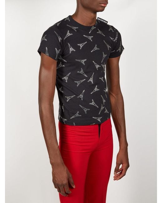 balenciaga eiffel tower shirt