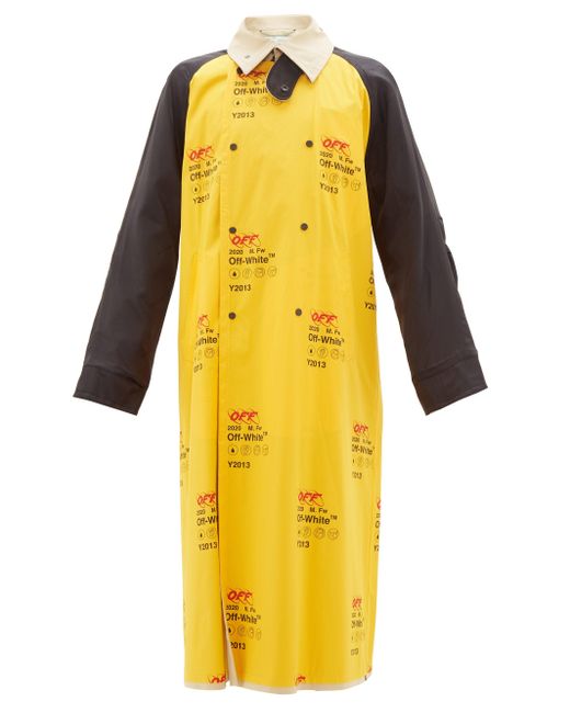 yellow trench coat mens