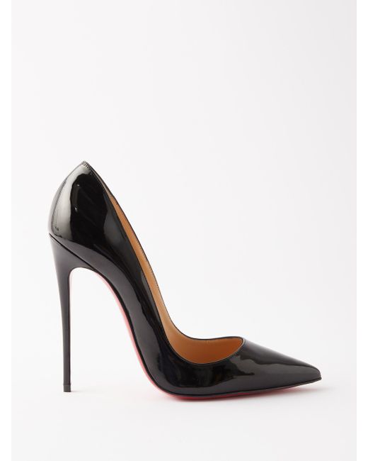 Christian Louboutin Leather So Kate Patent Red Sole Pumps in Black - Save  83% | Lyst