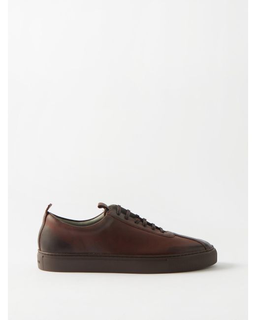 Grenson leather on sale sneakers