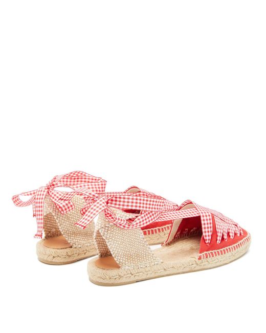 gingham espadrilles