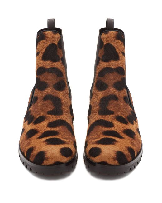 Lyst - Christian Louboutin Marchacroche Flat in Brown - Save 20.0%