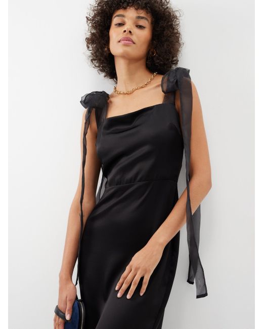 reformation black silk dress 2026 Buy