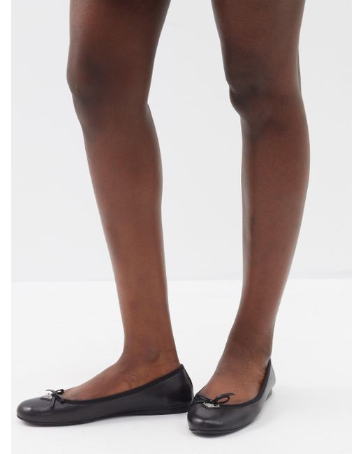 prada mesh ballet flats