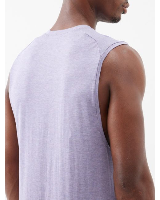 lululemon athletica Balancer Yoga Jersey Tank Top in Purple for Men