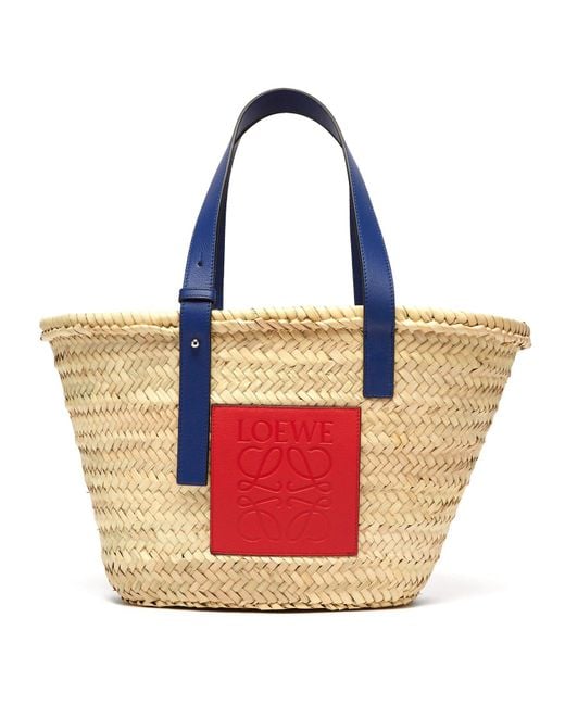 Loewe Medium Woven Basket Bag Lyst