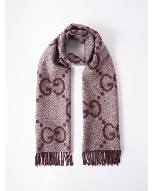 グッチ カシミア スカーフ GGジャカード 新品 handiirawan.com