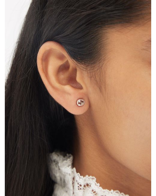 gucci interlocking g earrings