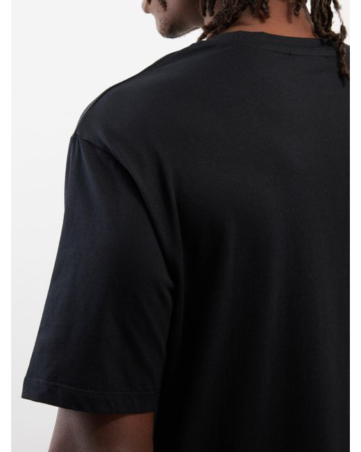 T-shirt en jersey de coton à motif étoile Balmain pour homme en coloris Noir  | Lyst