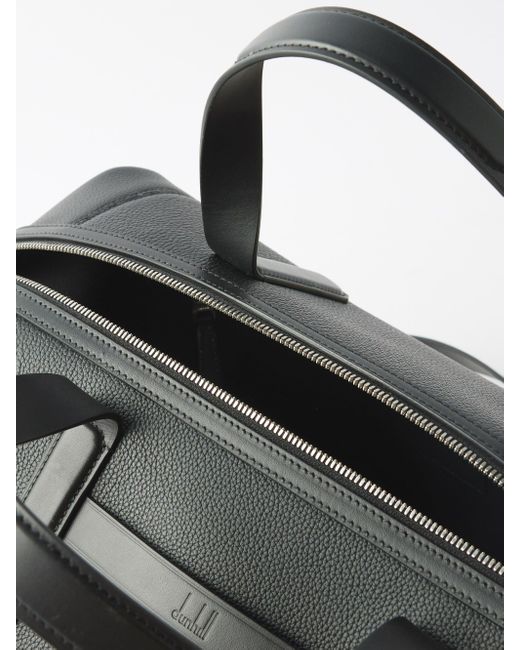 Dunhill 1893 Harness Grained-leather Holdall in Black for Men | Lyst