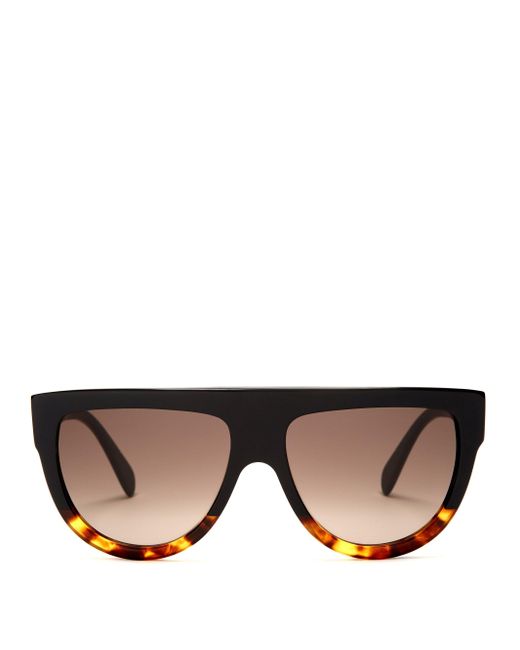 Celine D-frame Acetate Sunglasses in Black | Lyst UK