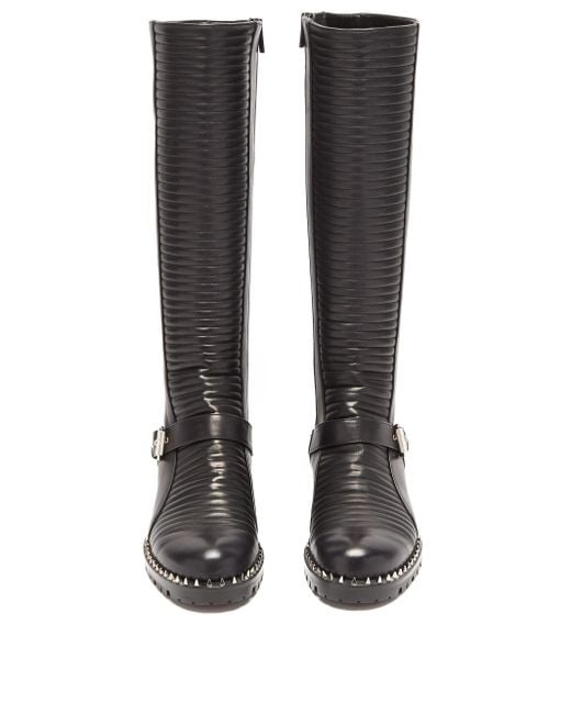 louboutin biker boots