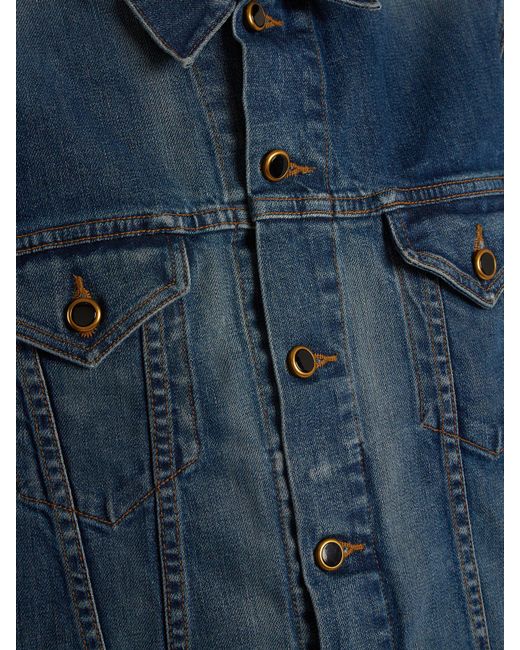 Khaite Cate Oversized Denim Jacket in 