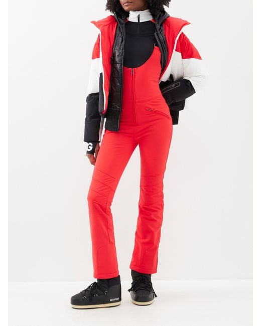 Red salopettes hotsell womens