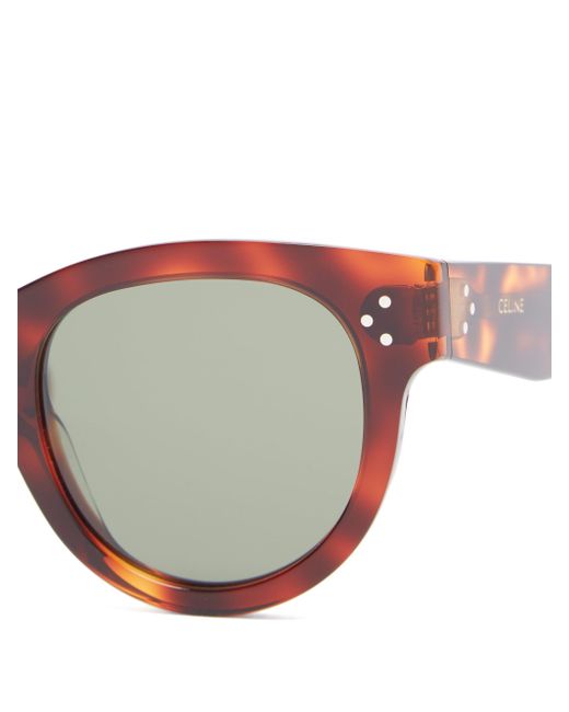 Celine Round Acetate Sunglasses | Lyst Canada