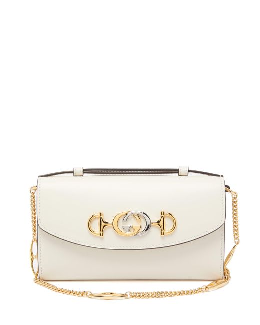 gucci zumi smooth leather small shoulder bag