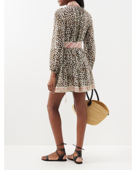 Cotton hot sale leopard dress