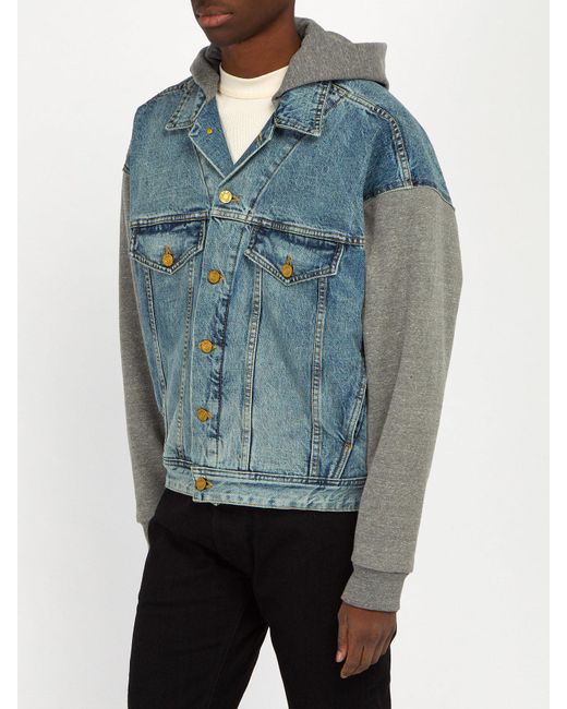 Fear Of God Hooded Denim Trucker Jacket 