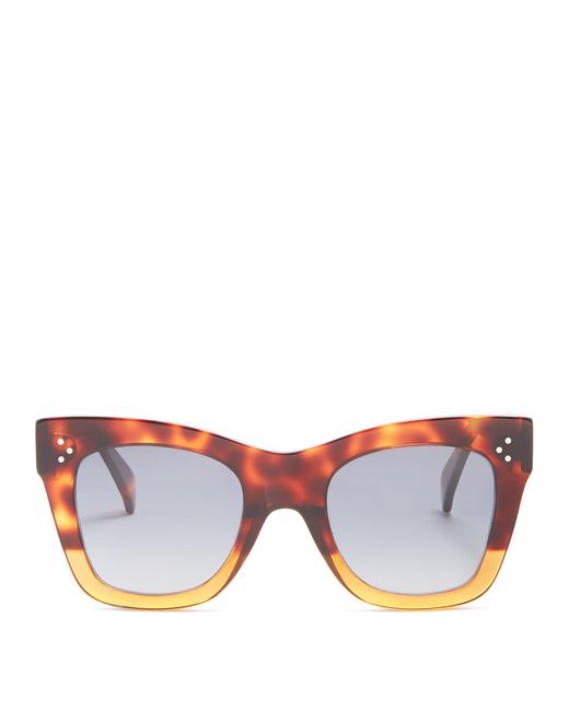 Celine Catherine Cat-eye Acetate Sunglasses | Lyst