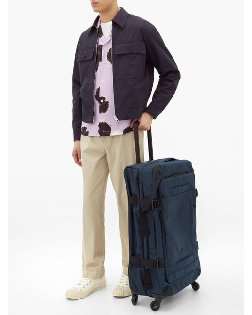 Eastpak Tranverz Cnnct L Check-in Suitcase in Blue for Men | Lyst
