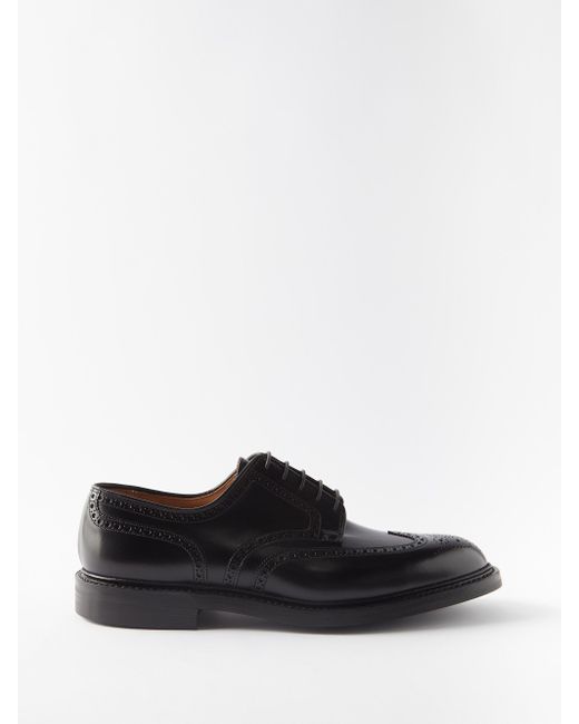 Crockett & Jones Pembroke Leather Brogue Shoes in White for Men | Lyst