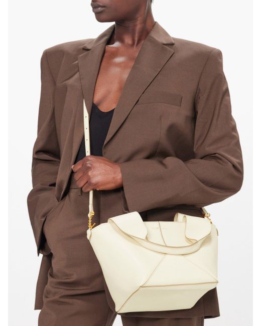 Metier White Market Mini Leather Cross-body Bag