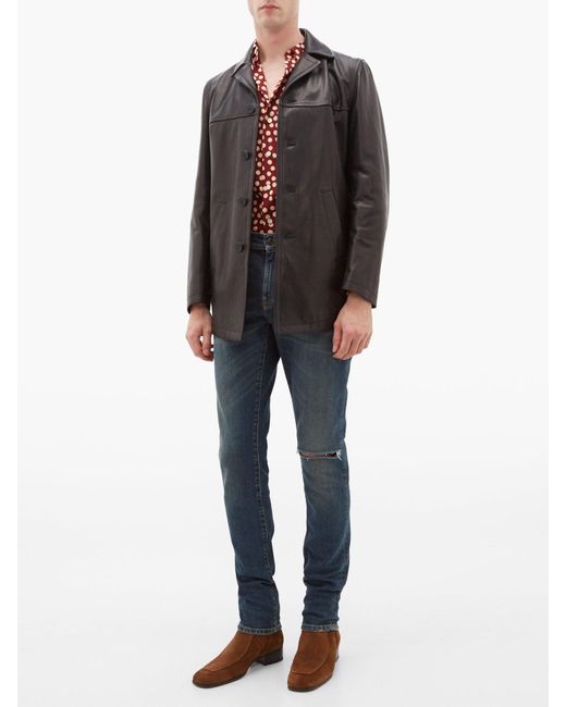 Saint Laurent Miles 30 Suede Boots in Brown for Men Lyst