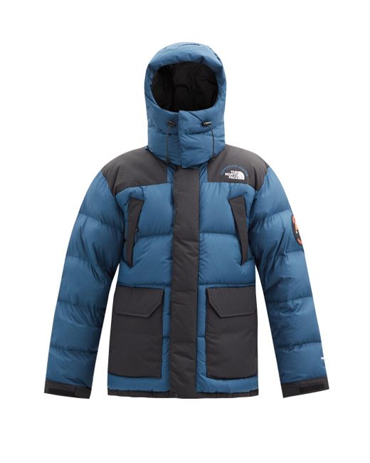 The North Face Head Of Sky Expedition Hooded Down Coat in Blue for Men |  Lyst
