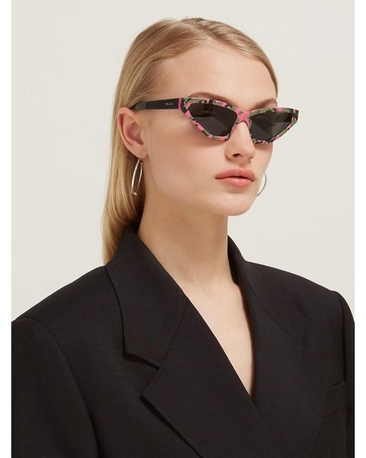 Prada Disguise Cat Eye Camouflage 