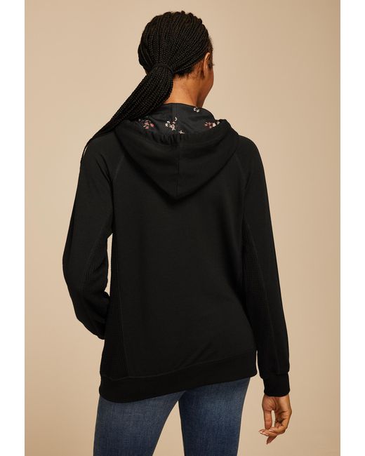 maurices Blue Homeward Floral Hoodie